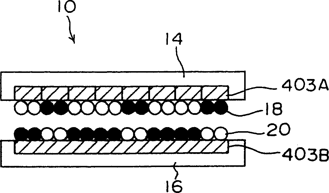 Particle for displaying device, image displaying medium and imager