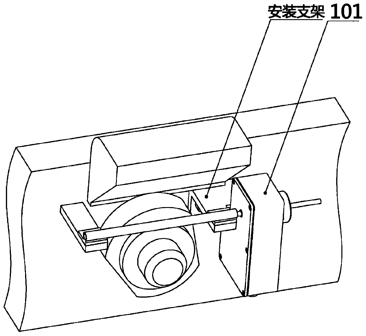 Online detection device for filter capsule filter stick