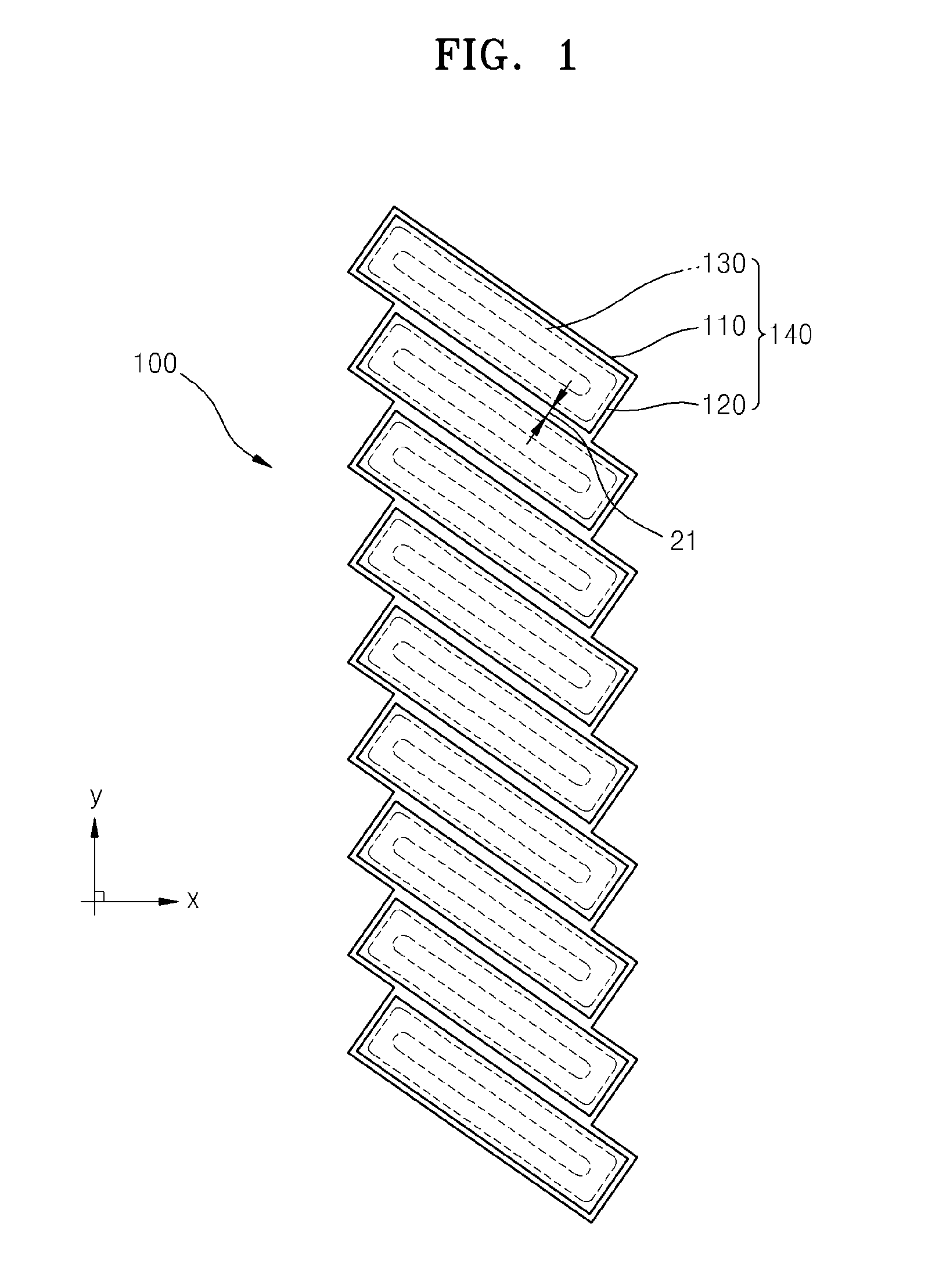 Separated target apparatus for sputtering and sputtering method using the same