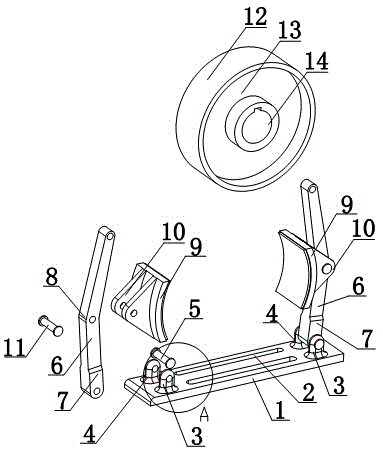 Sleeving rack for surface bearing maintenance