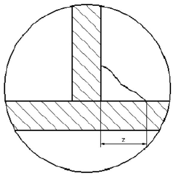 Method for rapidly measuring thickness value a of weld bead