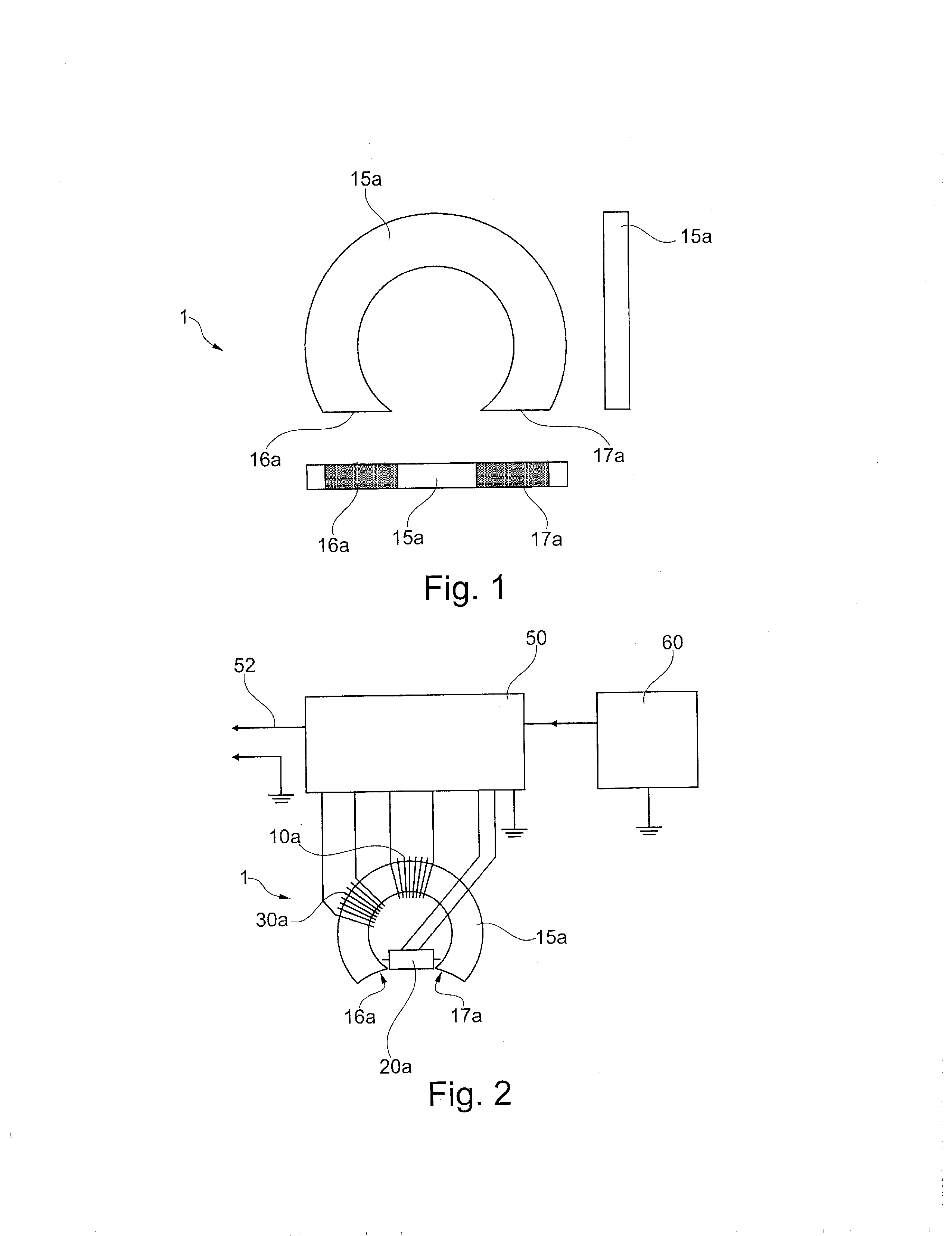 Active mechanical force and axial load sensor