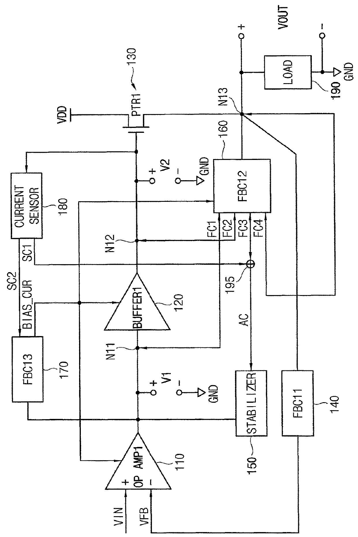 Regulator circuit for reducing output ripple