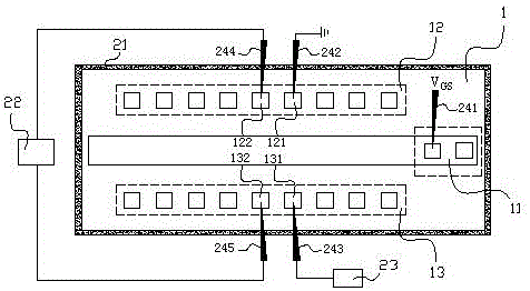 Method and system for measuring saturation current of element