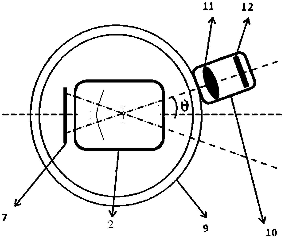 Device for evaluating image quality of near-eye display optical lens