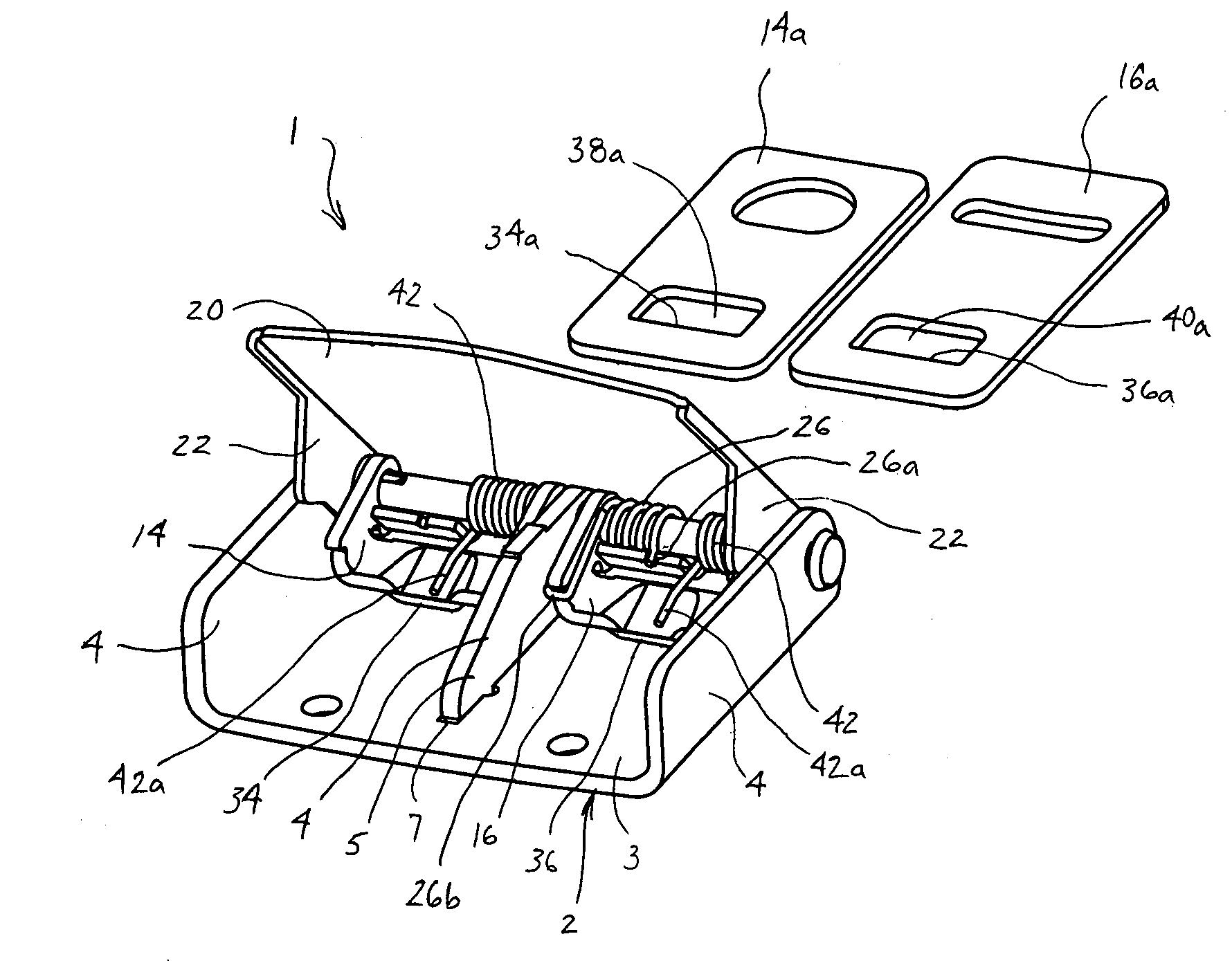 Buckle assembly having single release for multiple belt connectors