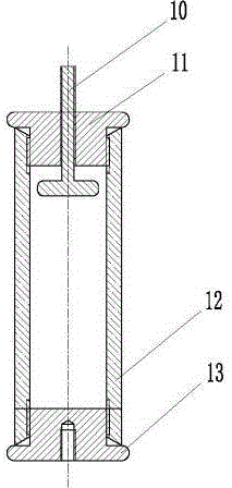 Lightning electromagnetic pulse shielding effectiveness measuring device and method