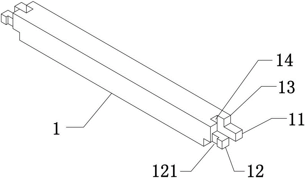 Connecting structure for mortise-tenon connecting components and rolled-groove leaf-spring corner protector
