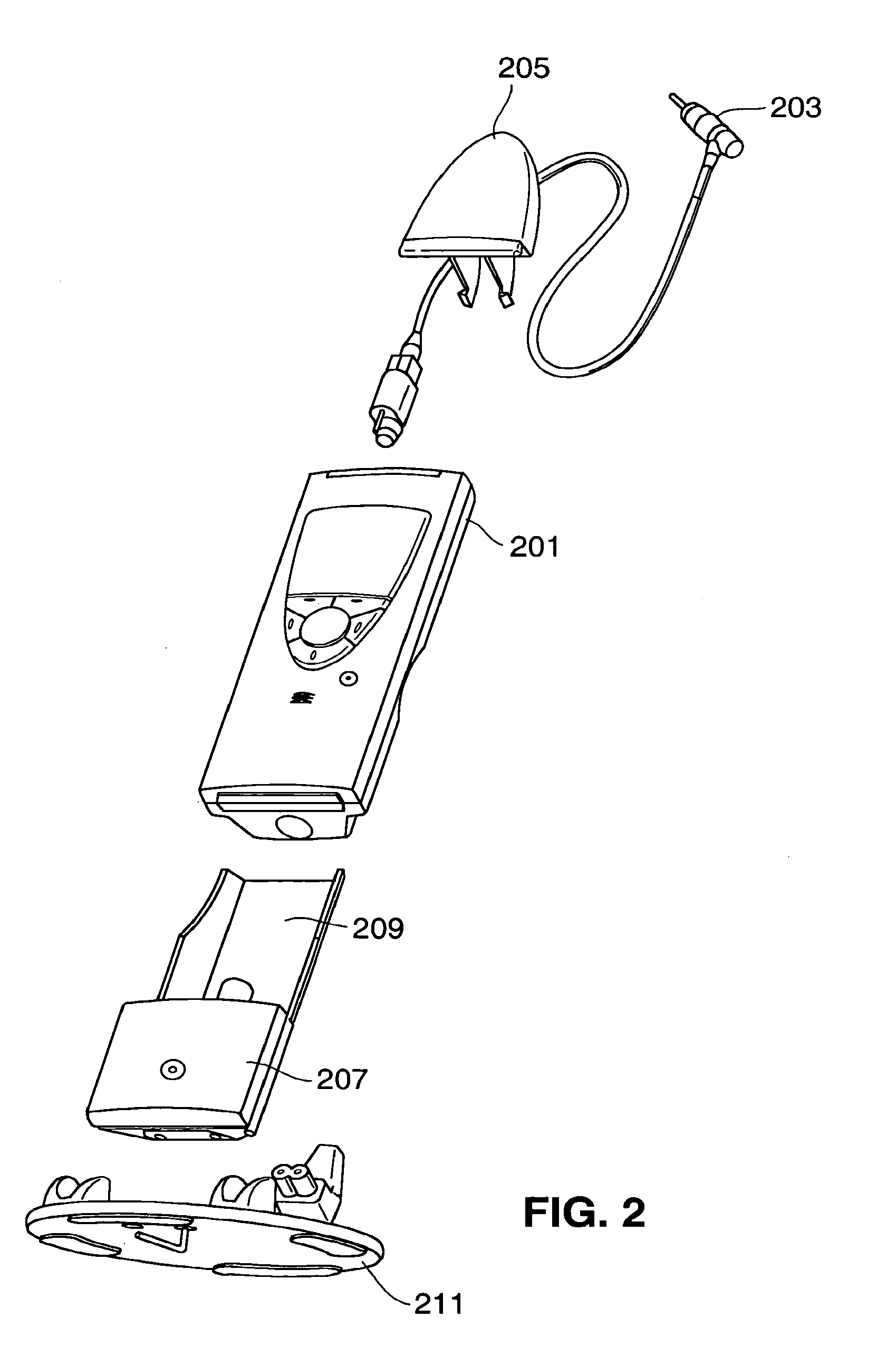 Modular wireless auditory test instrument with intelligent transducers