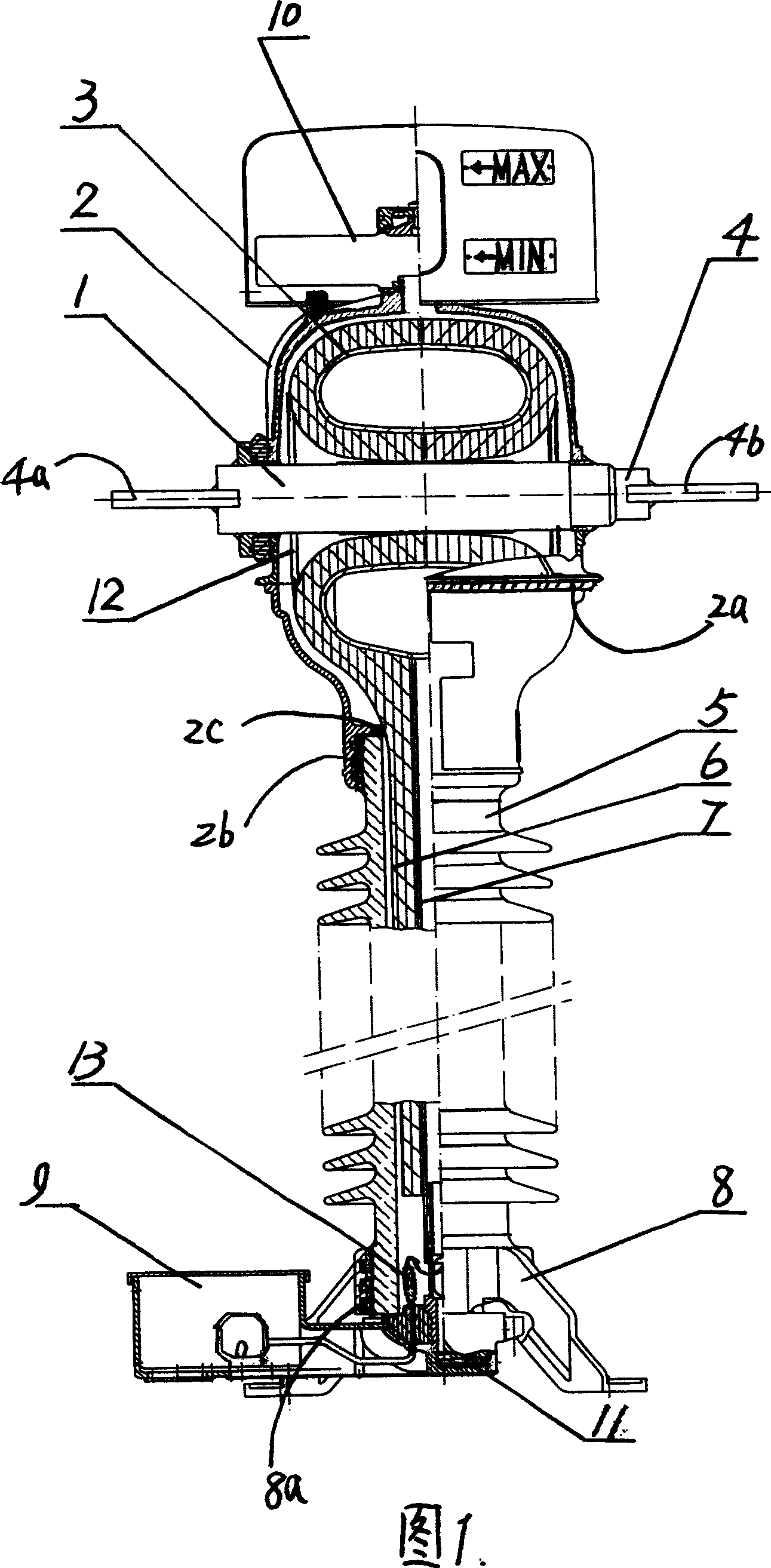 Oil-immerged inversed current transformer