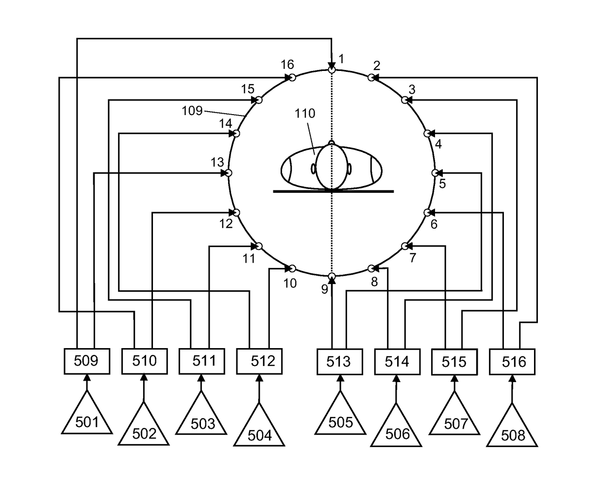 Birdcage body coil for parallel transmit MRI