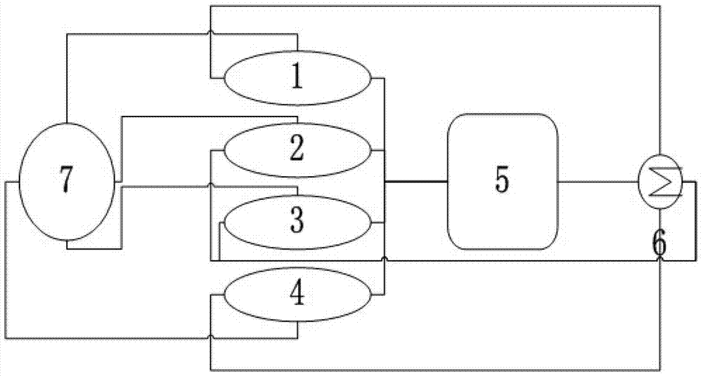 Device and method for lowering comprehensive power unit consumption of air separation unit