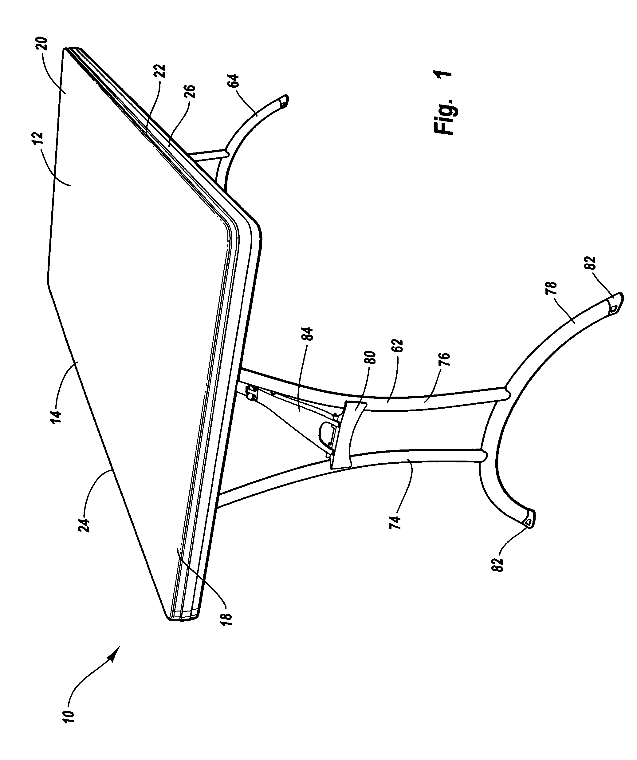 Table leg locking mechanism