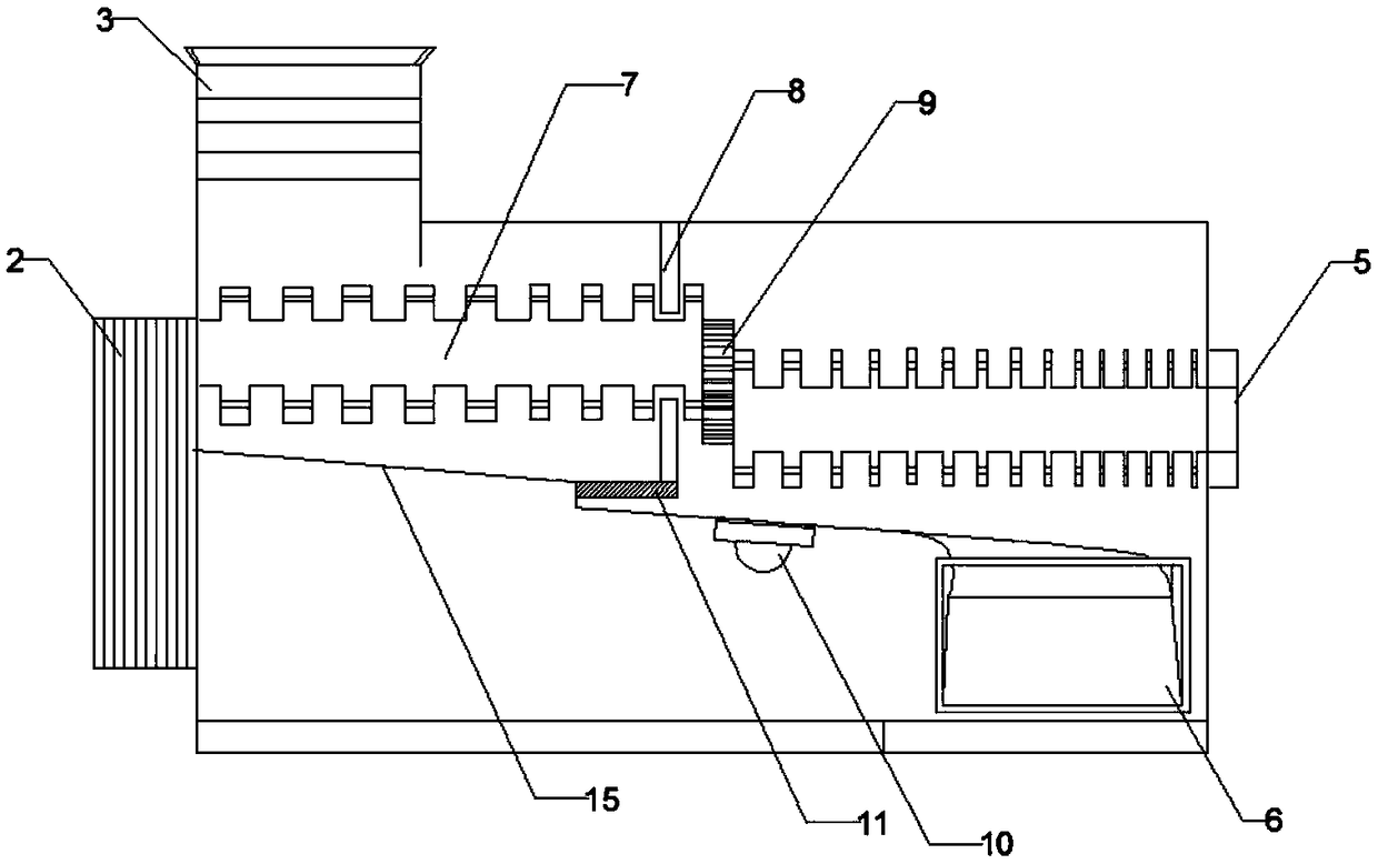 Feed stirring device