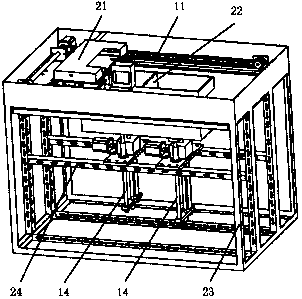 Piezoelectric-type three-dimensional printing forming system and forming method thereof