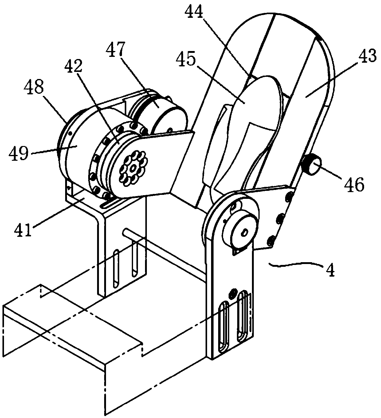 An ankle joint rehabilitation device capable of adjusting leg posture