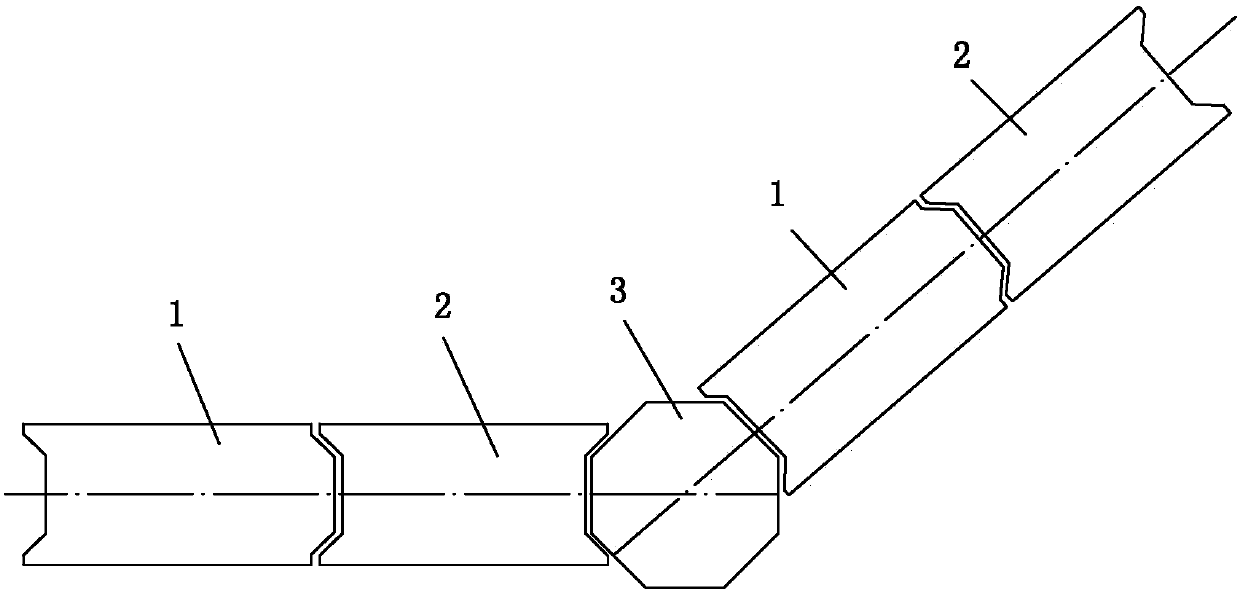 A modular tool-type overhead transport channel and assembly method