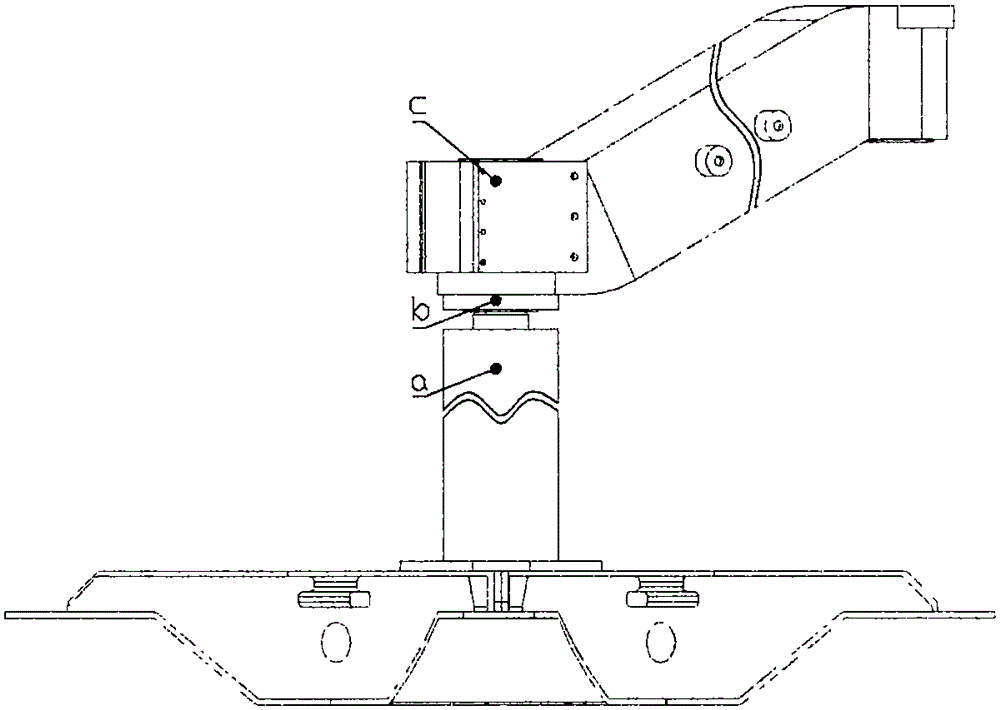 Power-lossing type joint rotation electromagnetic lock device