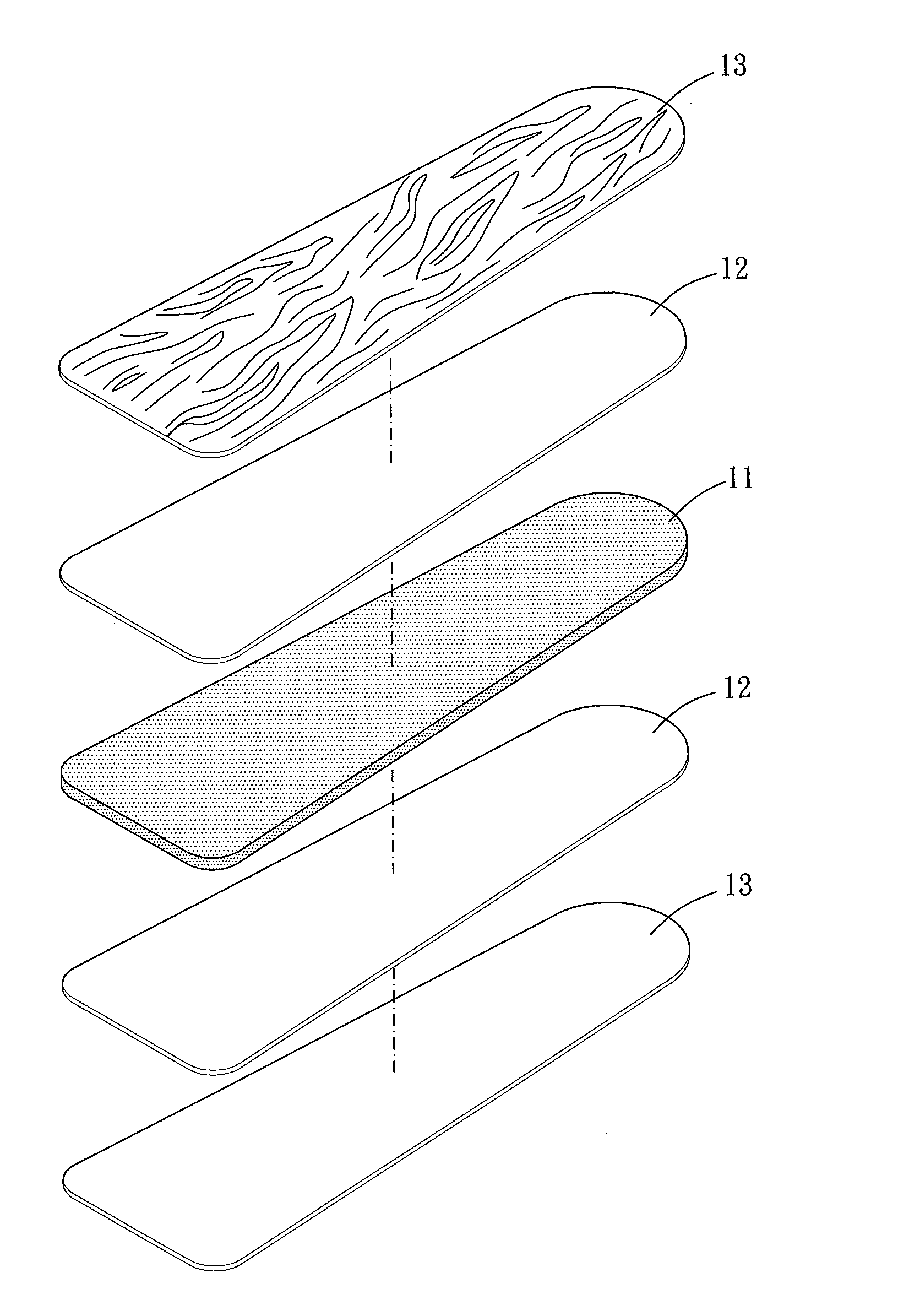 Method for manufacturing ceiling fan blade and ceiling fan blade