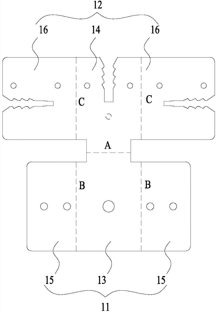 Clamping piece, assembling method of clamping piece and ceiling and disassembling method of clamping piece and ceiling