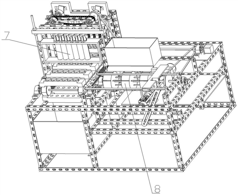 Candied gourd pitting and stringing device