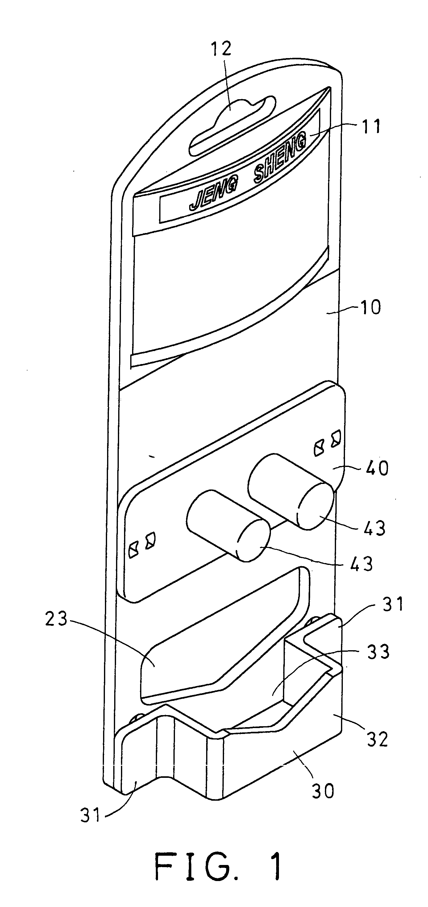 Tool holding and displaying device