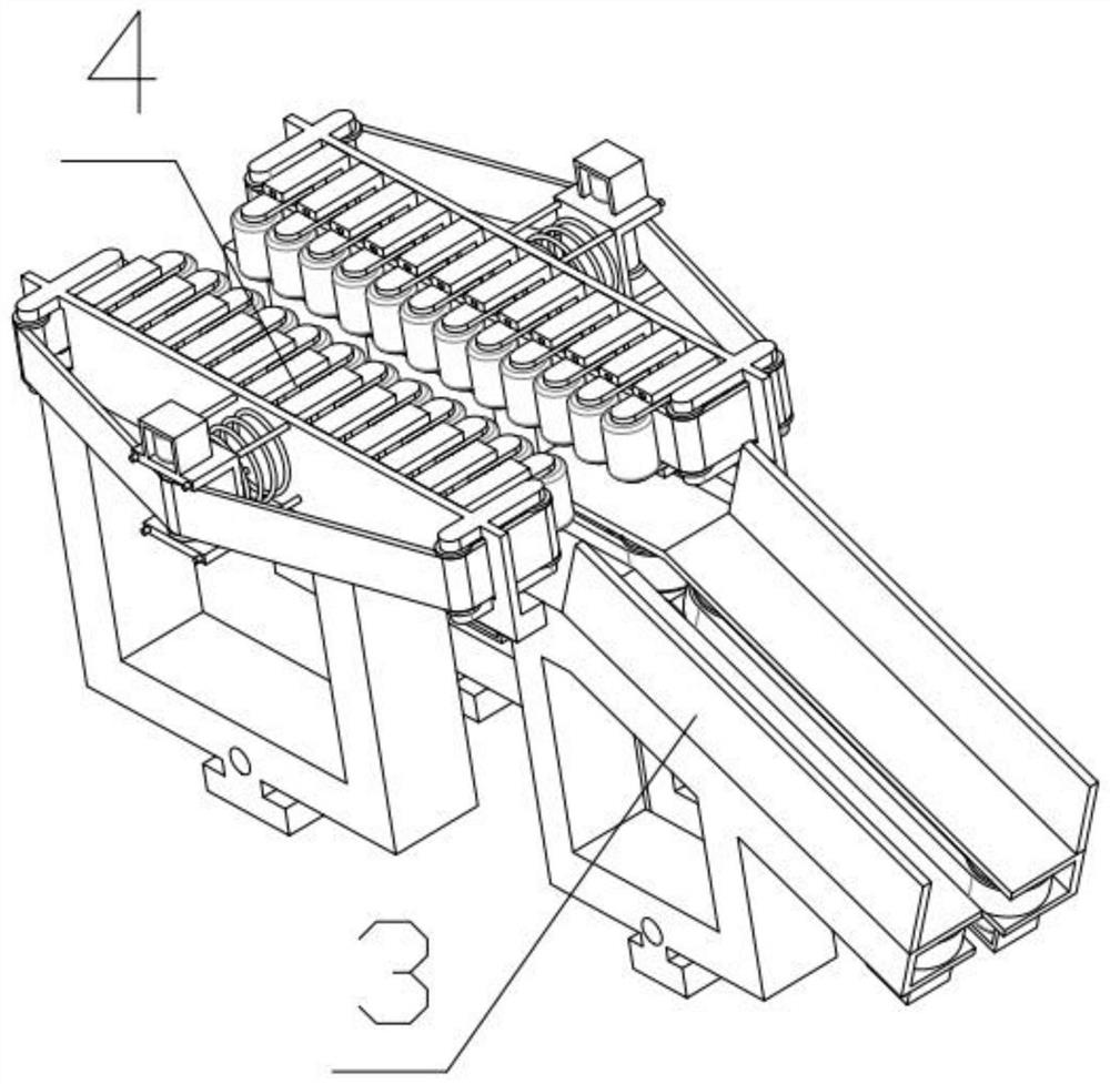 Radish tassel removing device