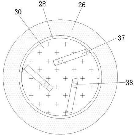 A nozzle processing device for glass tube manufacturing