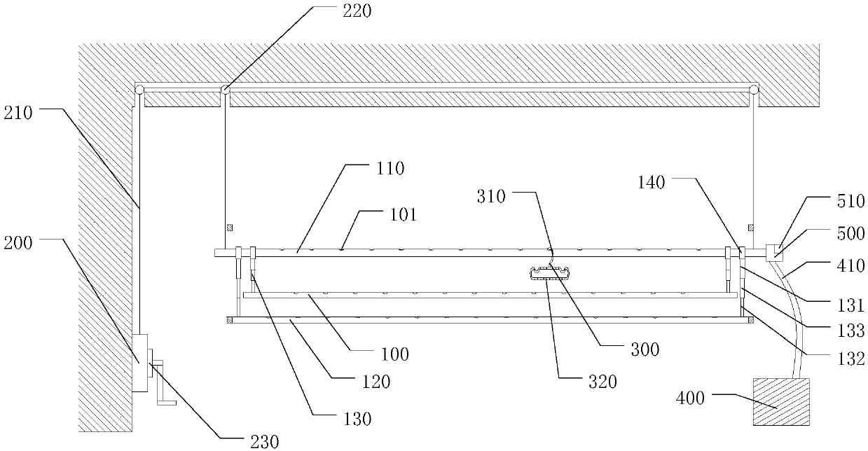 Clothes drying device for rapidly drying clothes