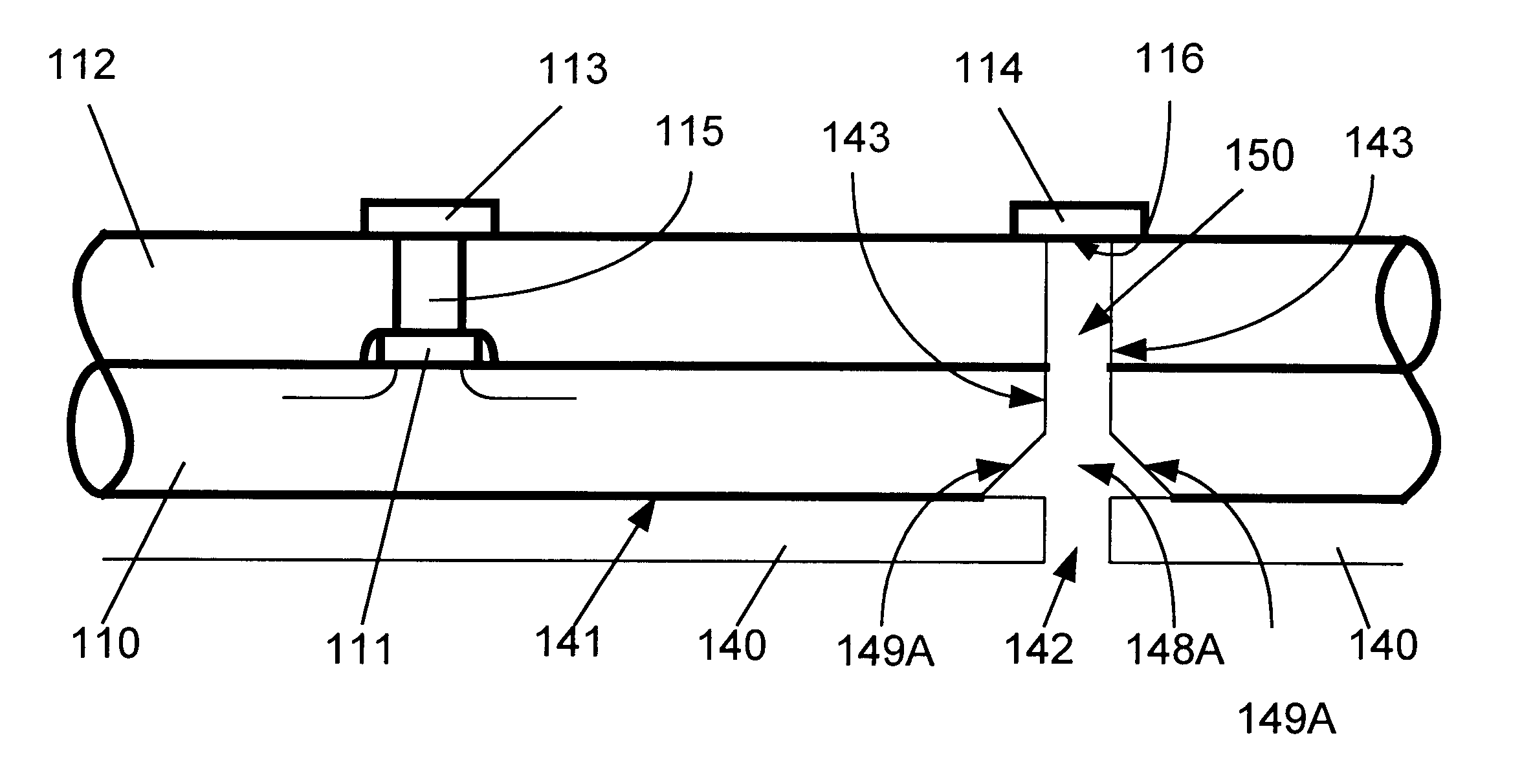 Backside contact for integrated circuit and method of forming same