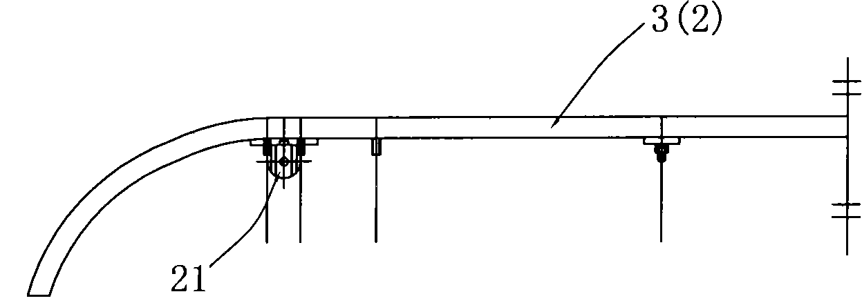 Electric locomotive pantograph arc blowout device