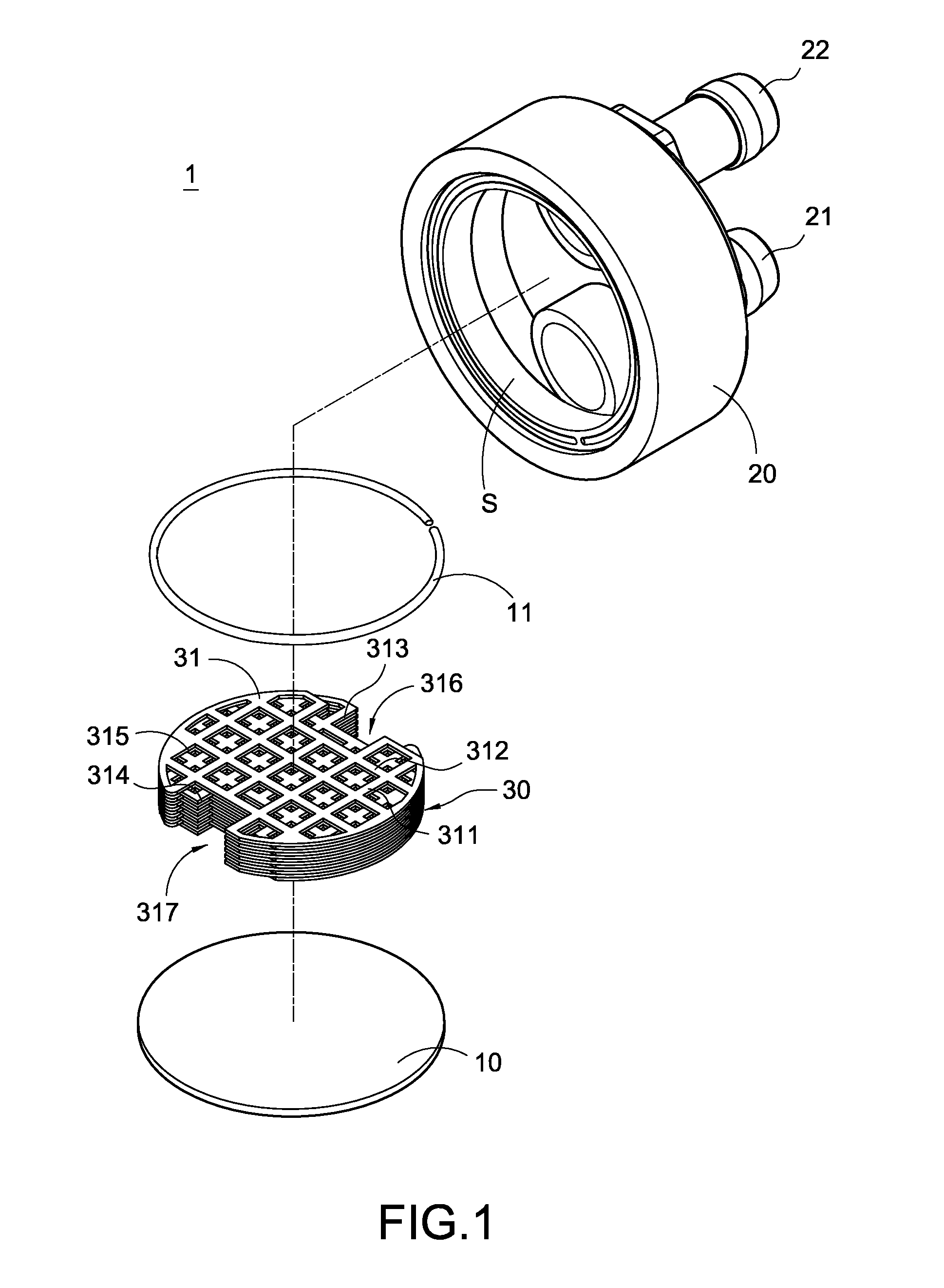 Liquid-cooling heat sink and heat exchanger thereof