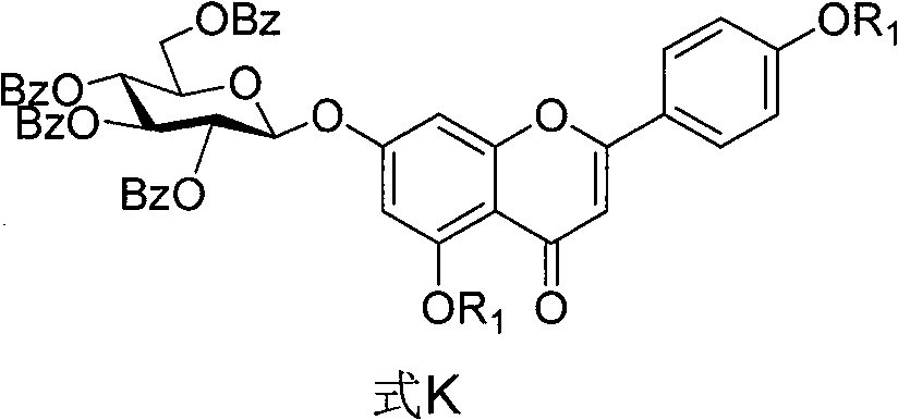 Intermediate of flavonoid compound and preparation method and application thereof