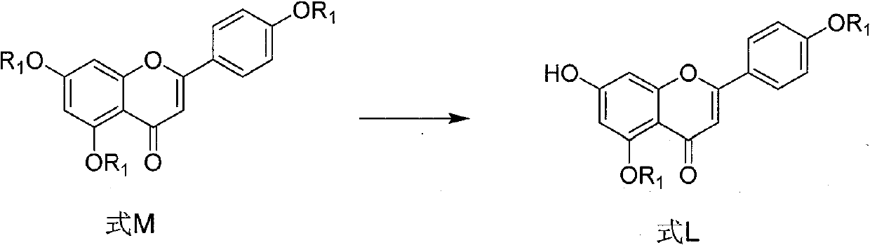 Intermediate of flavonoid compound and preparation method and application thereof