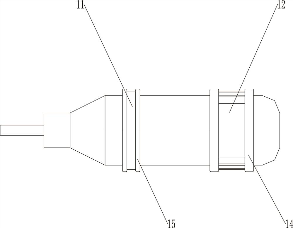 Impact drill with locking protection structure