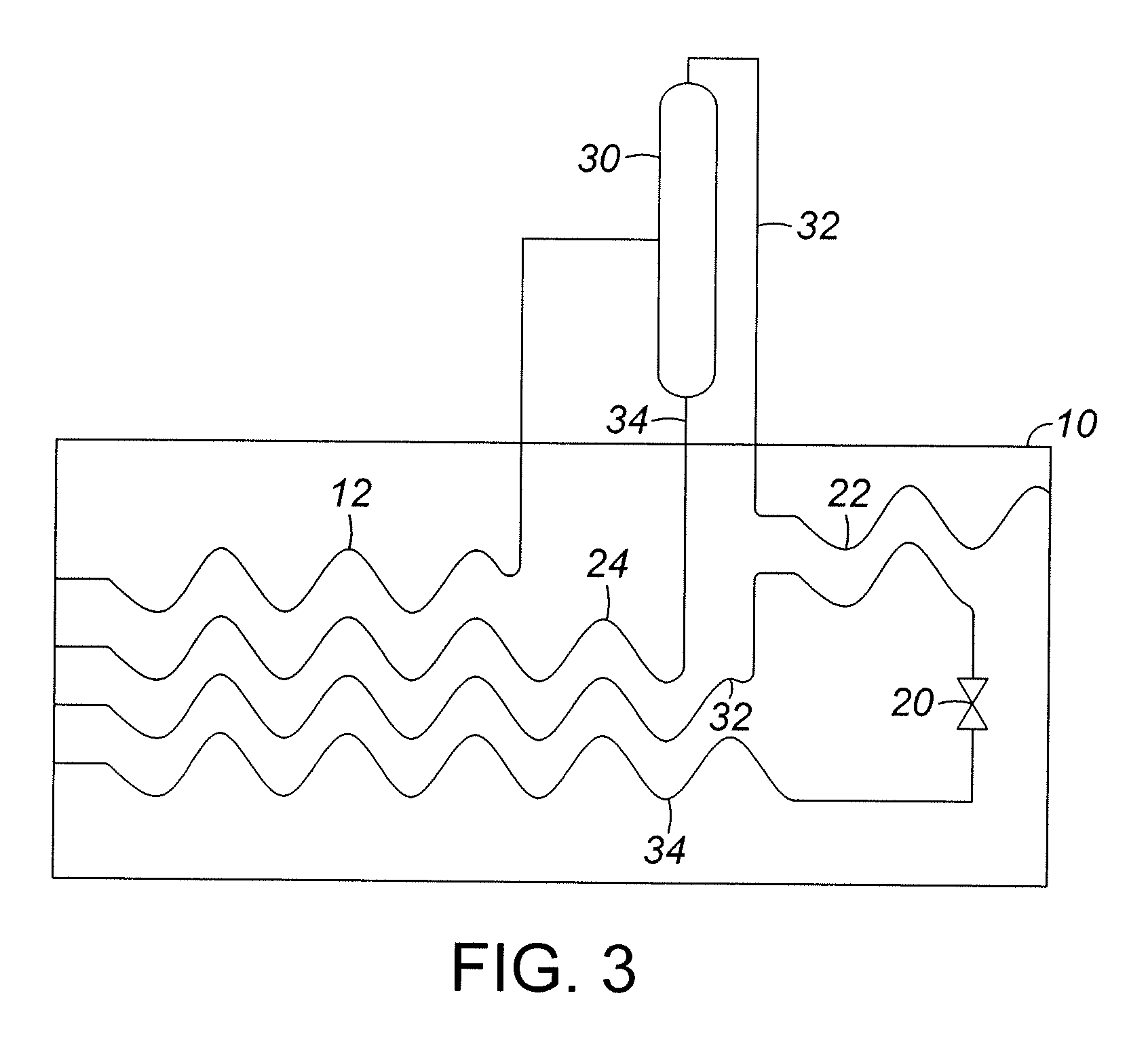 Separation of a Fluid Mixture Using Self-Cooling of the Mixture