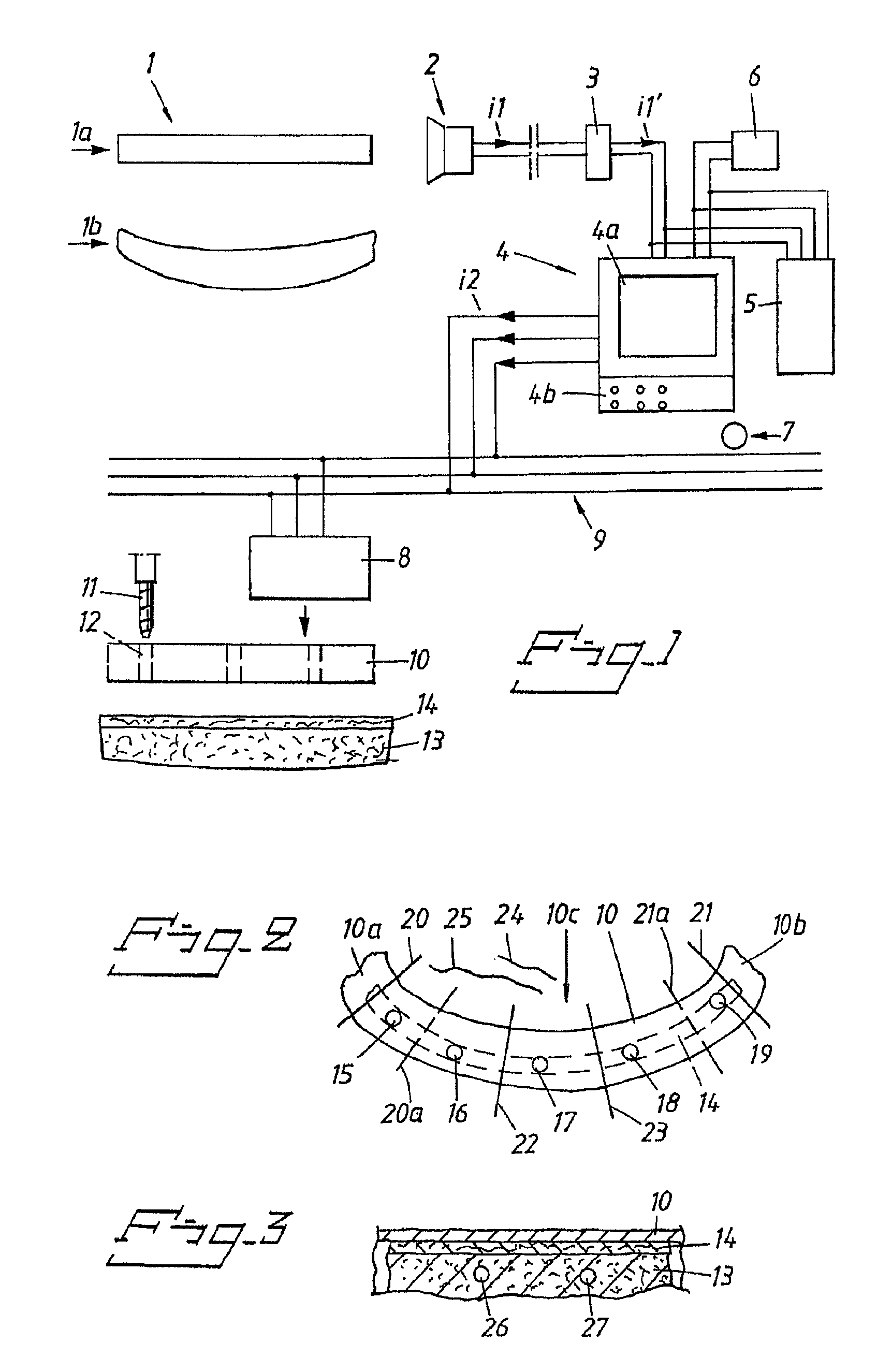 Arrangement and device for using a template to form holes for implants in bone, preferably jaw bone