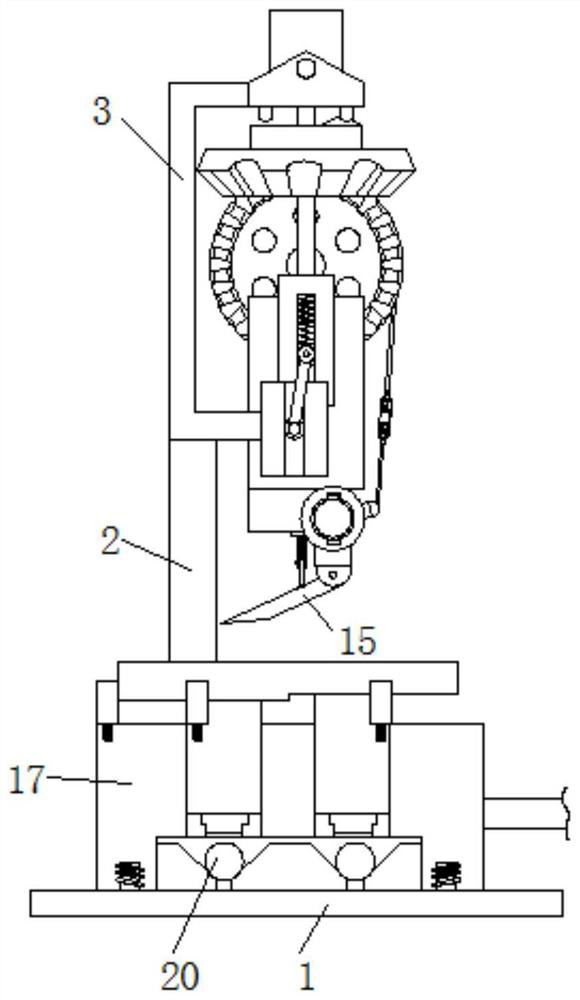 A cutting device with convenient maintenance and fixed function