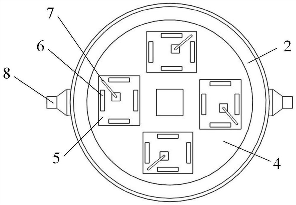 Full-automatic combined multi-frequency ultrasonic vacuum cleaning and drying device and using method thereof