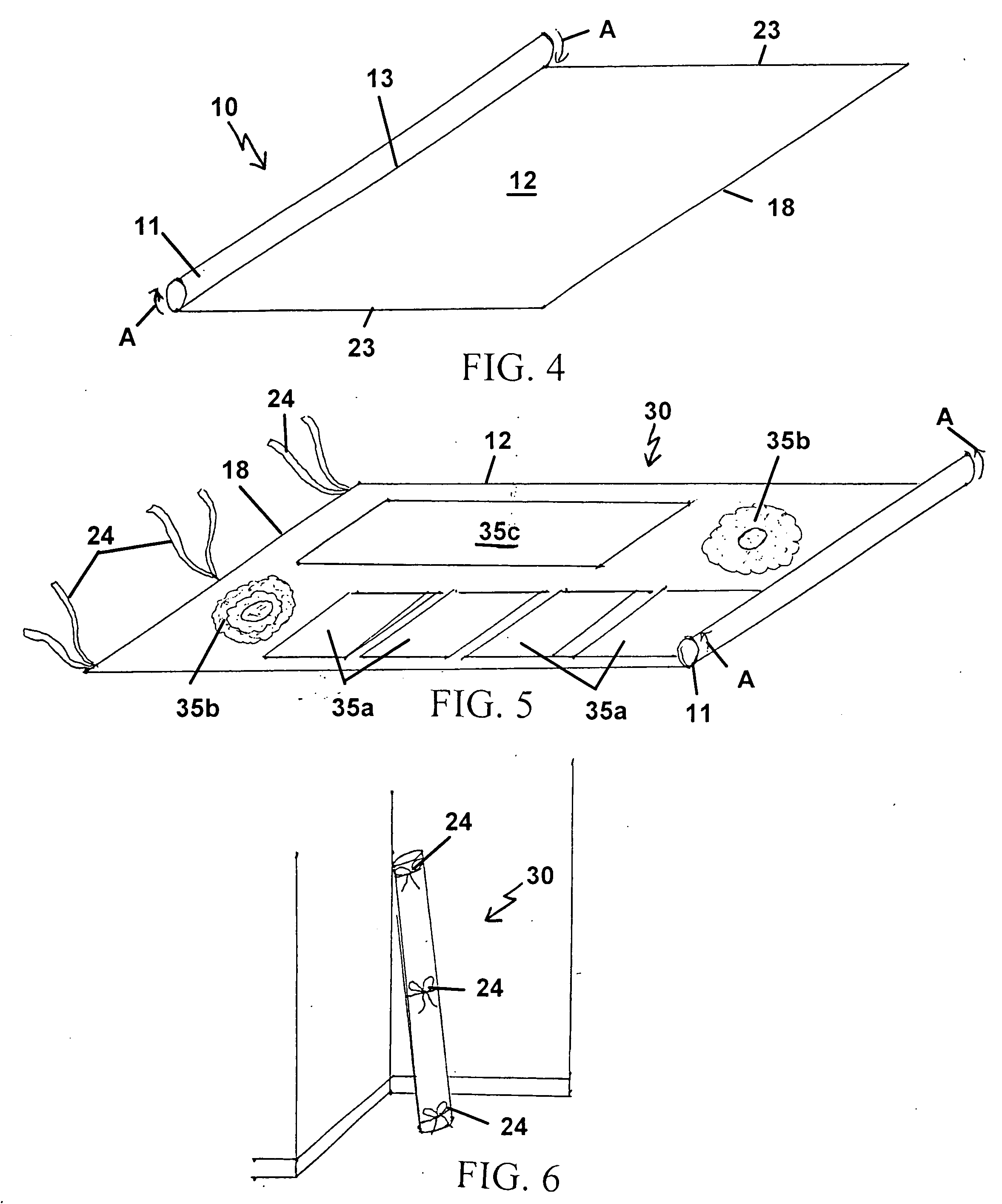 Storage device and method for storing linens and other household goods