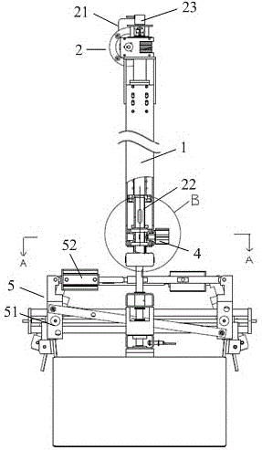 Direct connection type rotation driving and positioning device