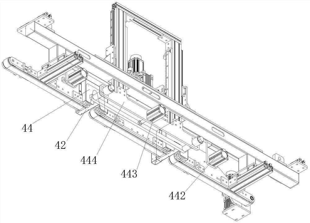 High-speed packaging machine capable of circularly receiving bricks