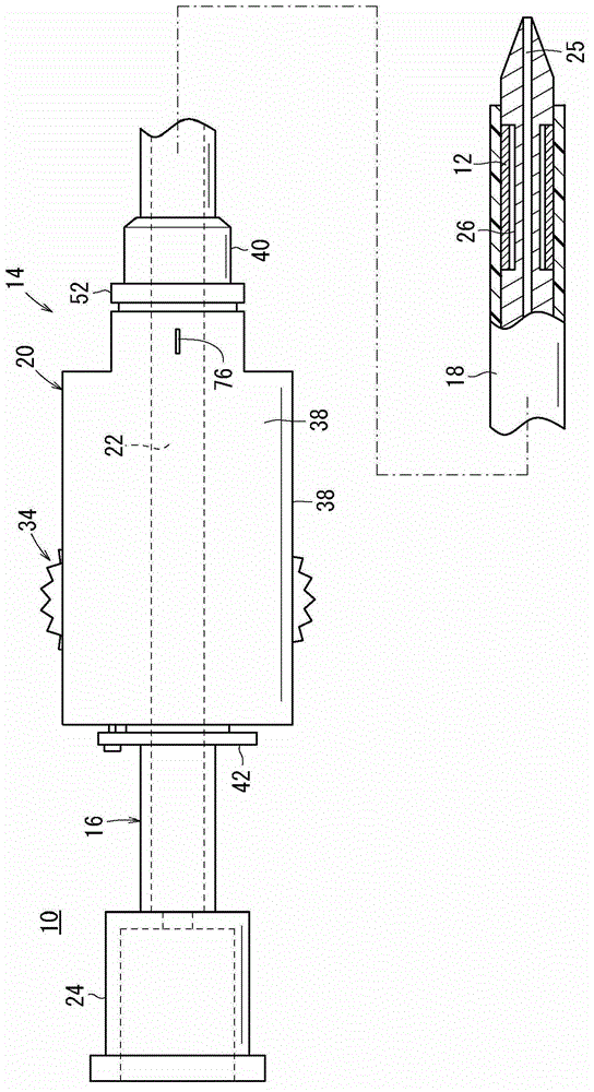 Introducer sheath, placement device for blood vessel treatment instrument, and method for shortening introducer sheath