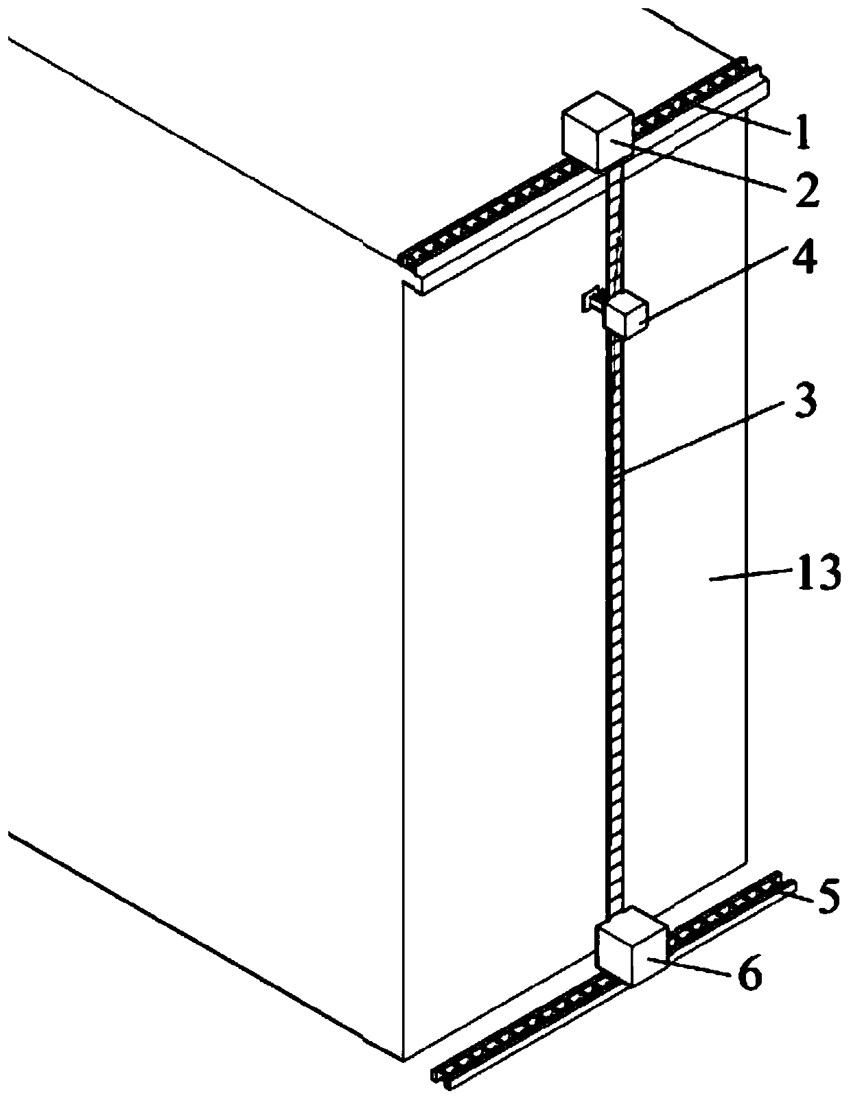 Automatic wall-climbing type outer wall detection system and detection method thereof
