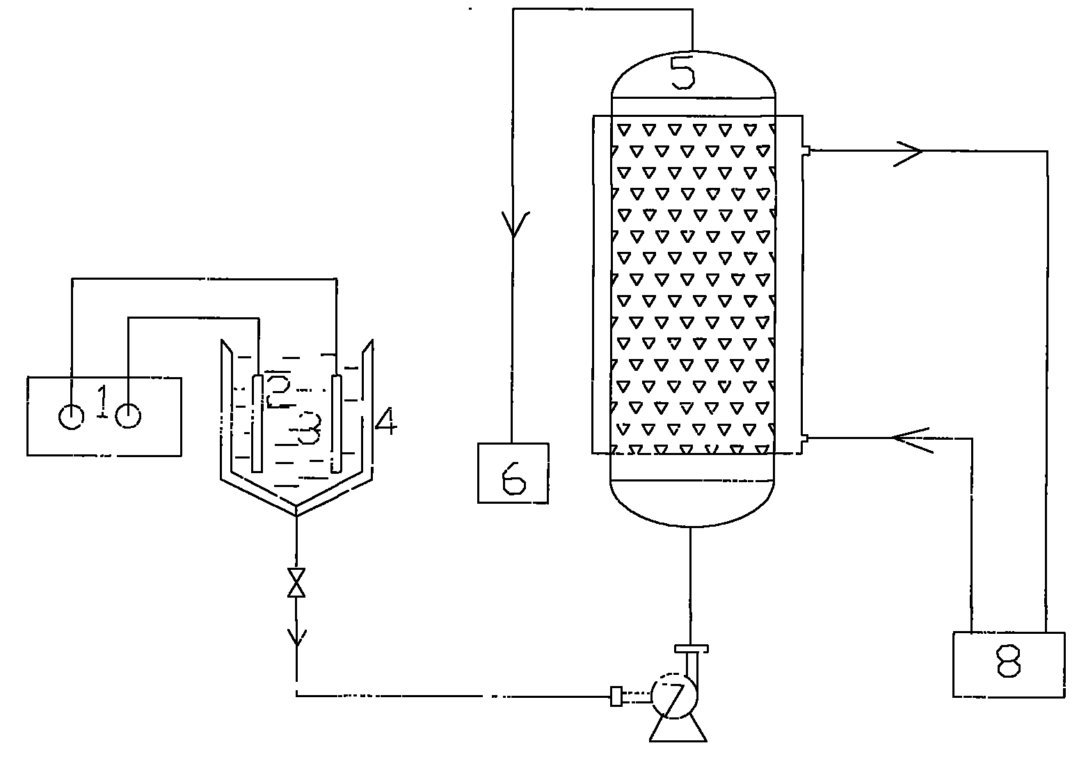 Method for electrolysis-catalytic oxidation joint treatment on salt-containing organic wastewater