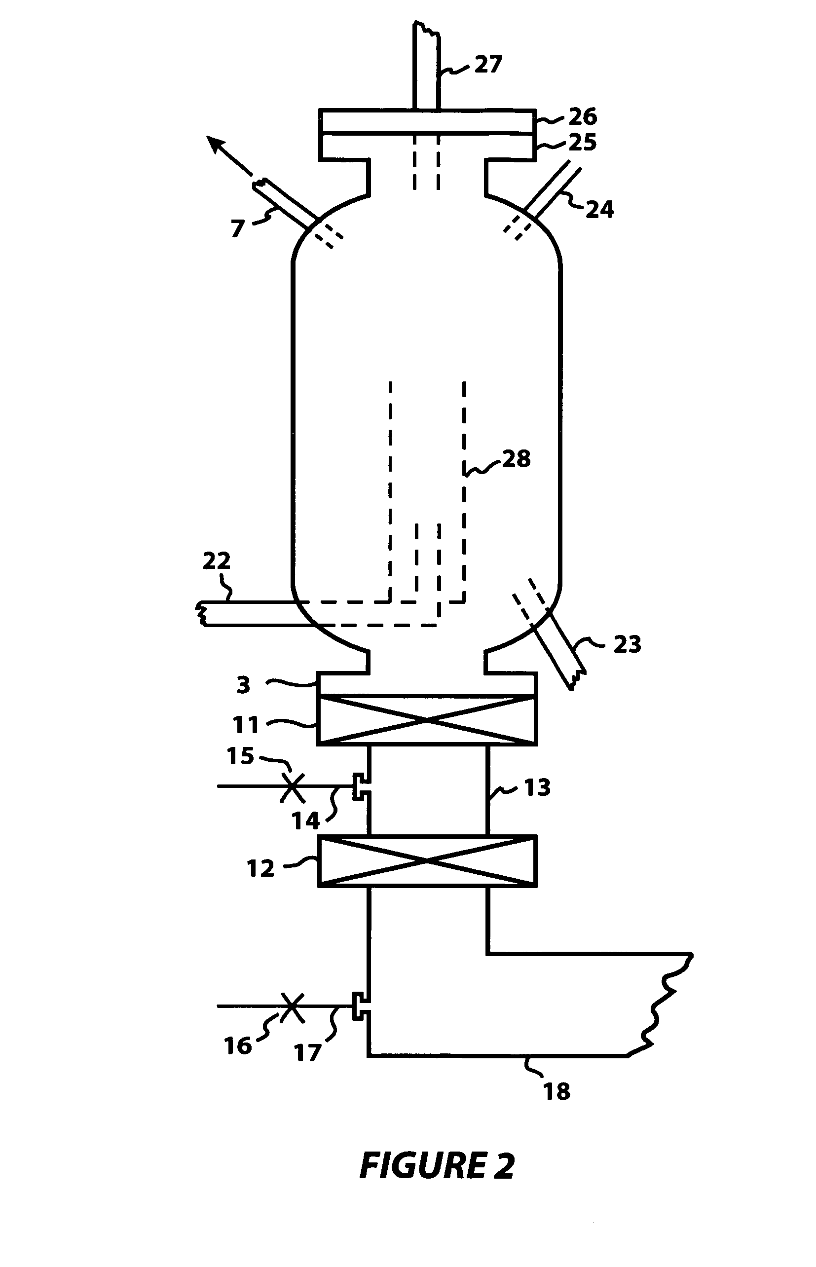 Continuous coking process