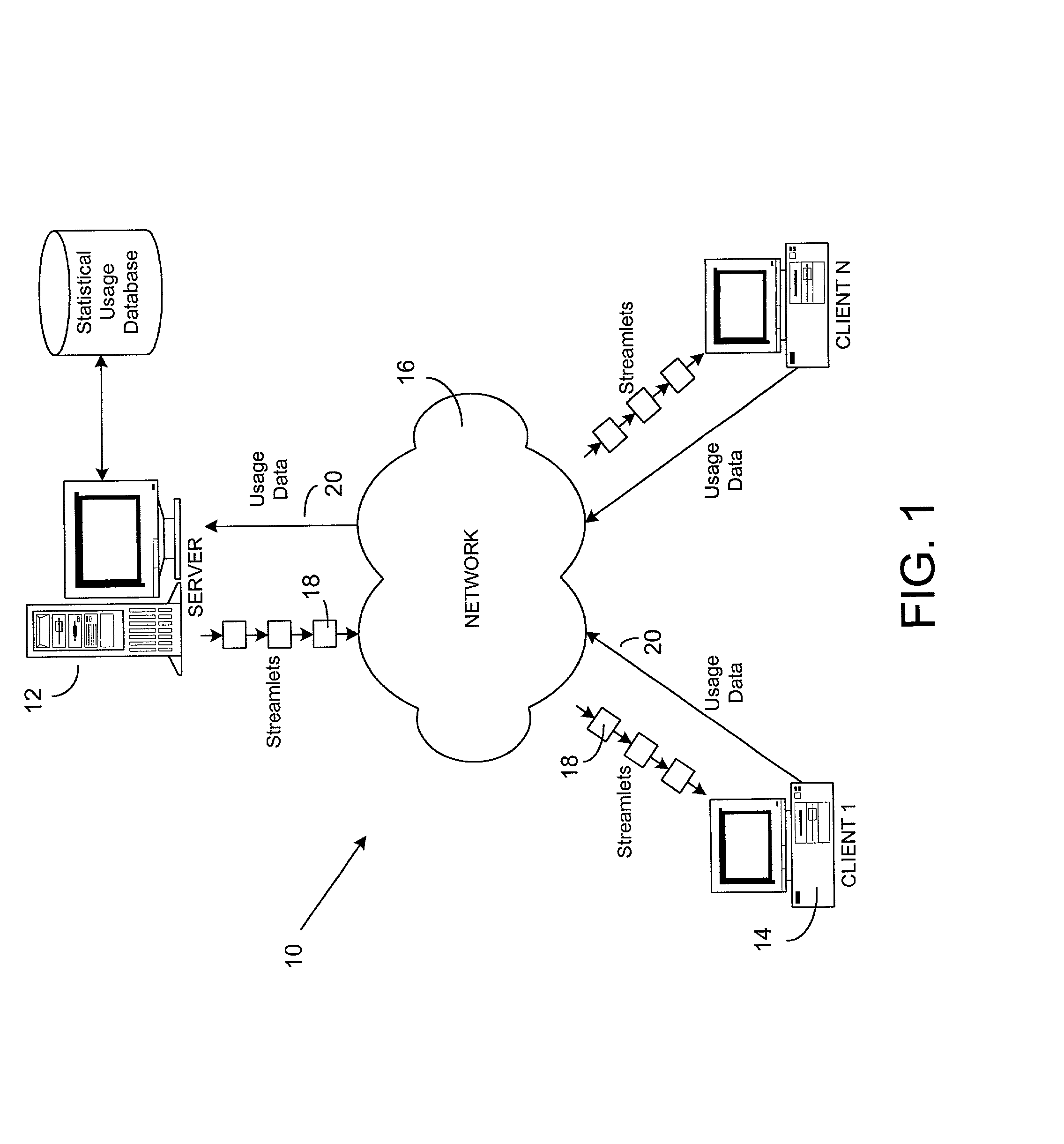 Method and system for streaming software applications to a client