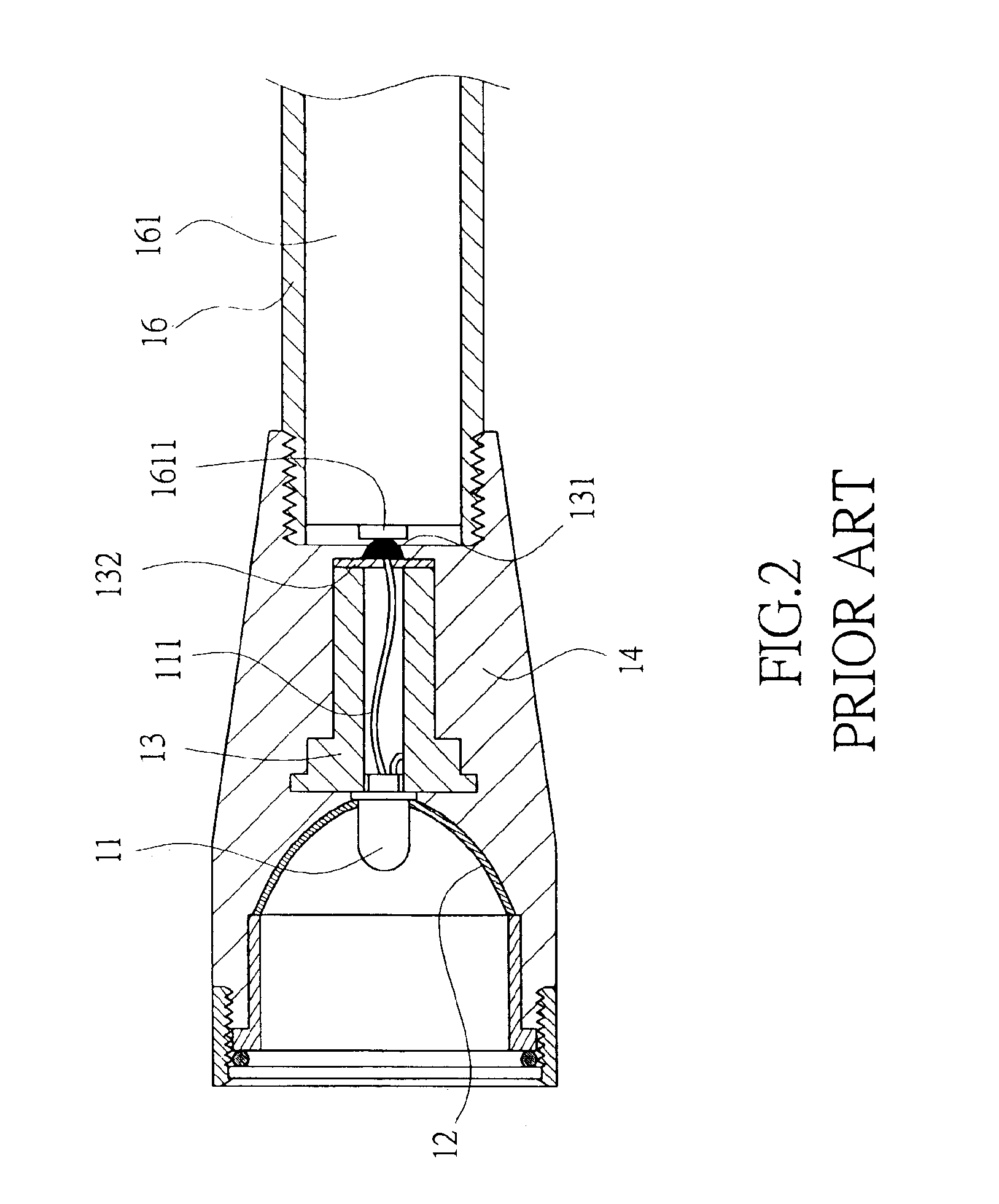 Flashlight with heat-dissipation device