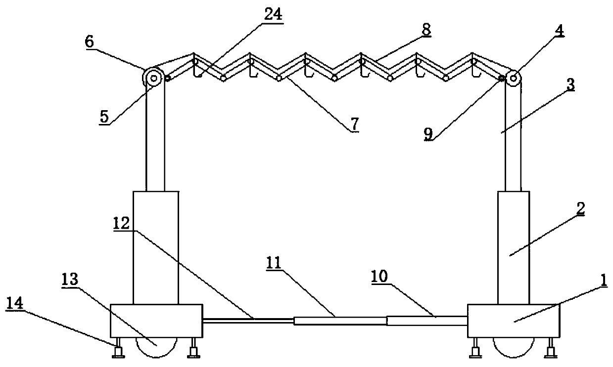 Automatic aluminum alloy canopy