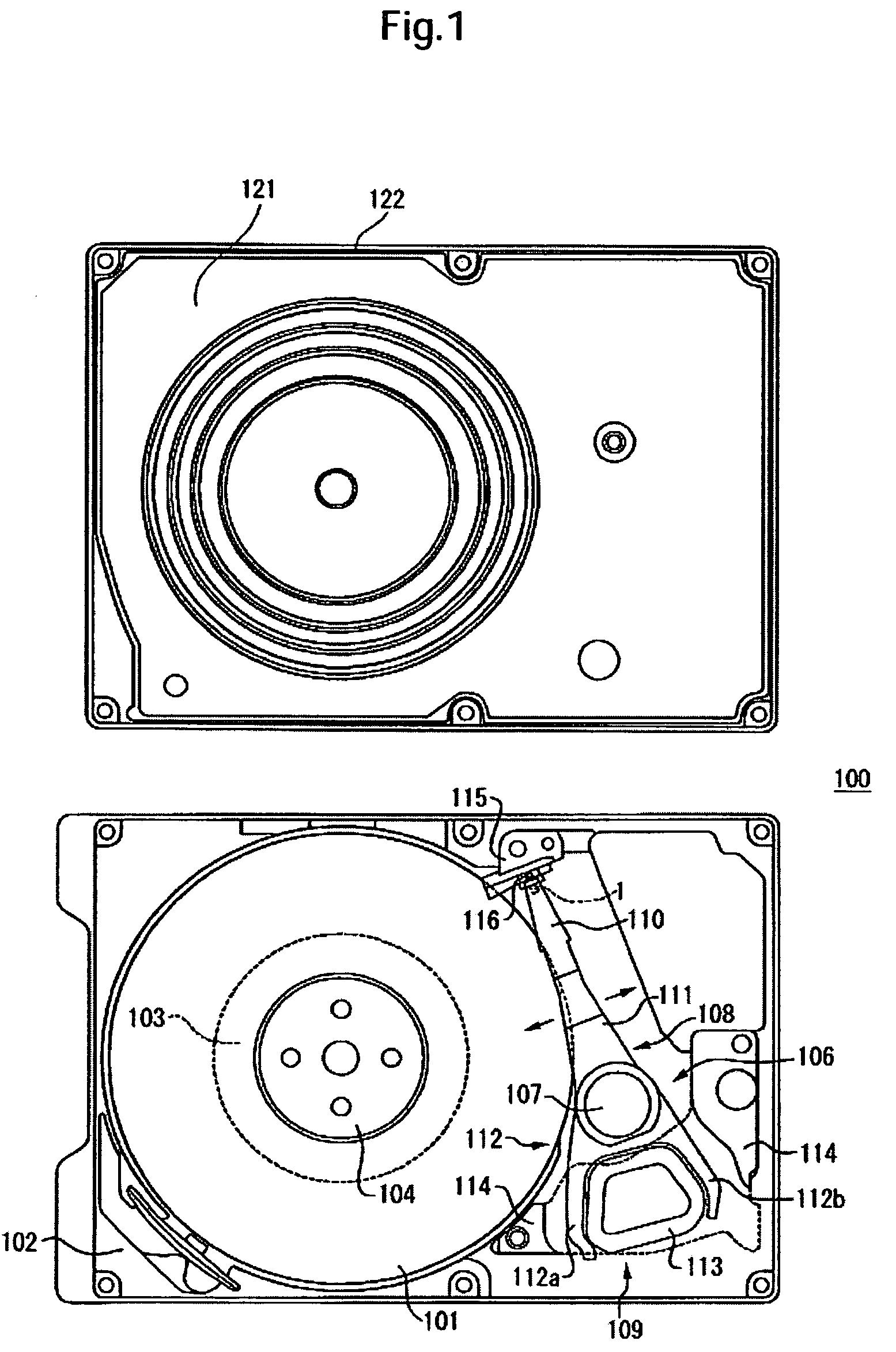 Servo track write at low pressure using pressure insensitive air bearing surface